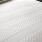 Channing textured stripe White bedding