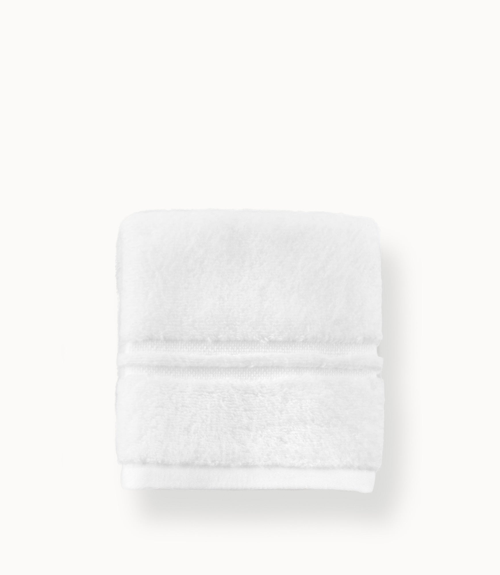 Chelsea Plush Washcloth in White