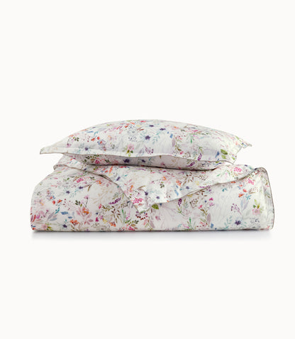 Chloe Floral Percale Duvet Cover