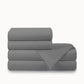 Clara Sateen Sheet Set Dark Gray