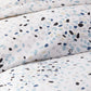 Confetti Sateen Duvet Set Blue Detail