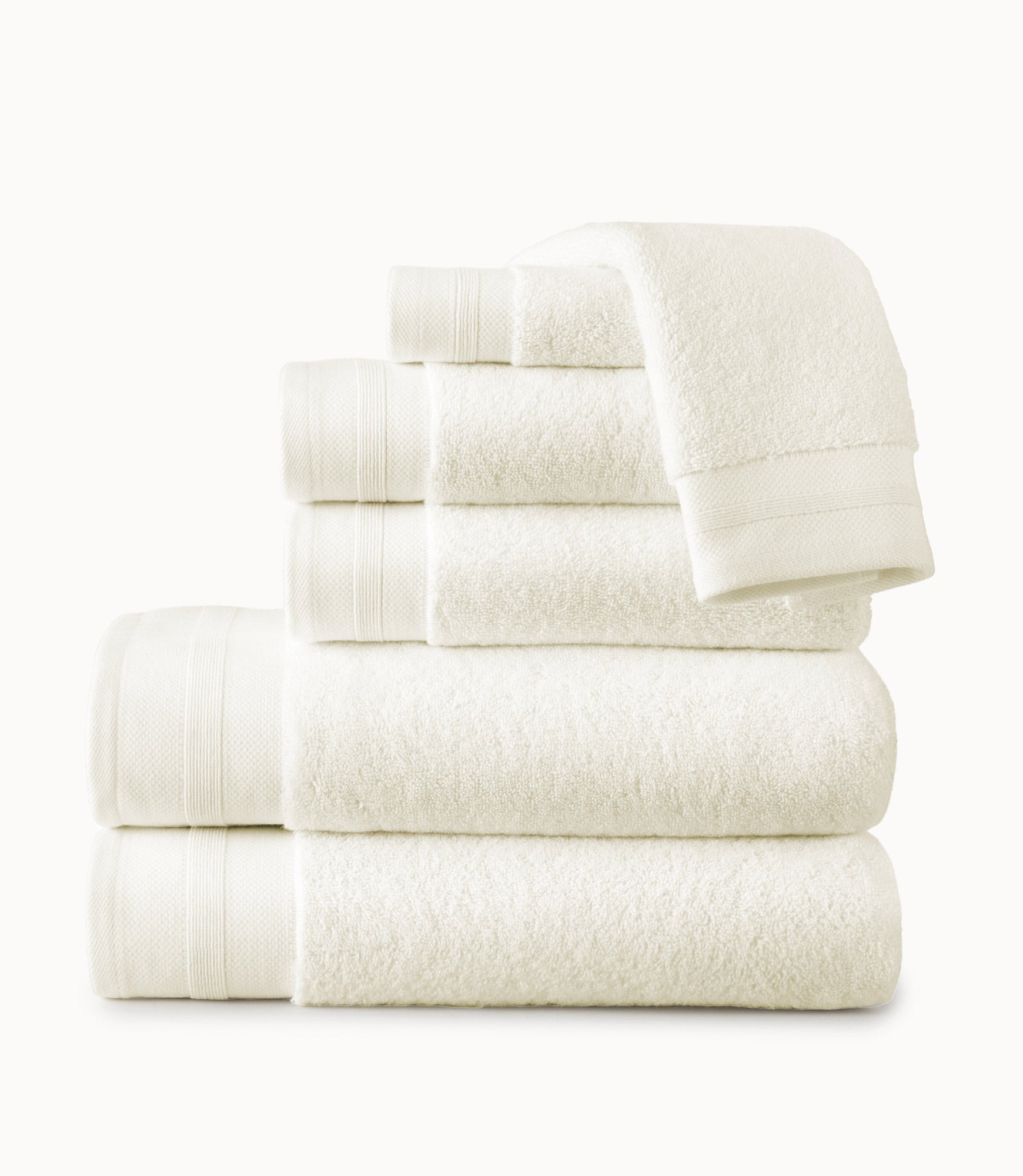 Coronado Luxe Bath Towel Set  Pearl