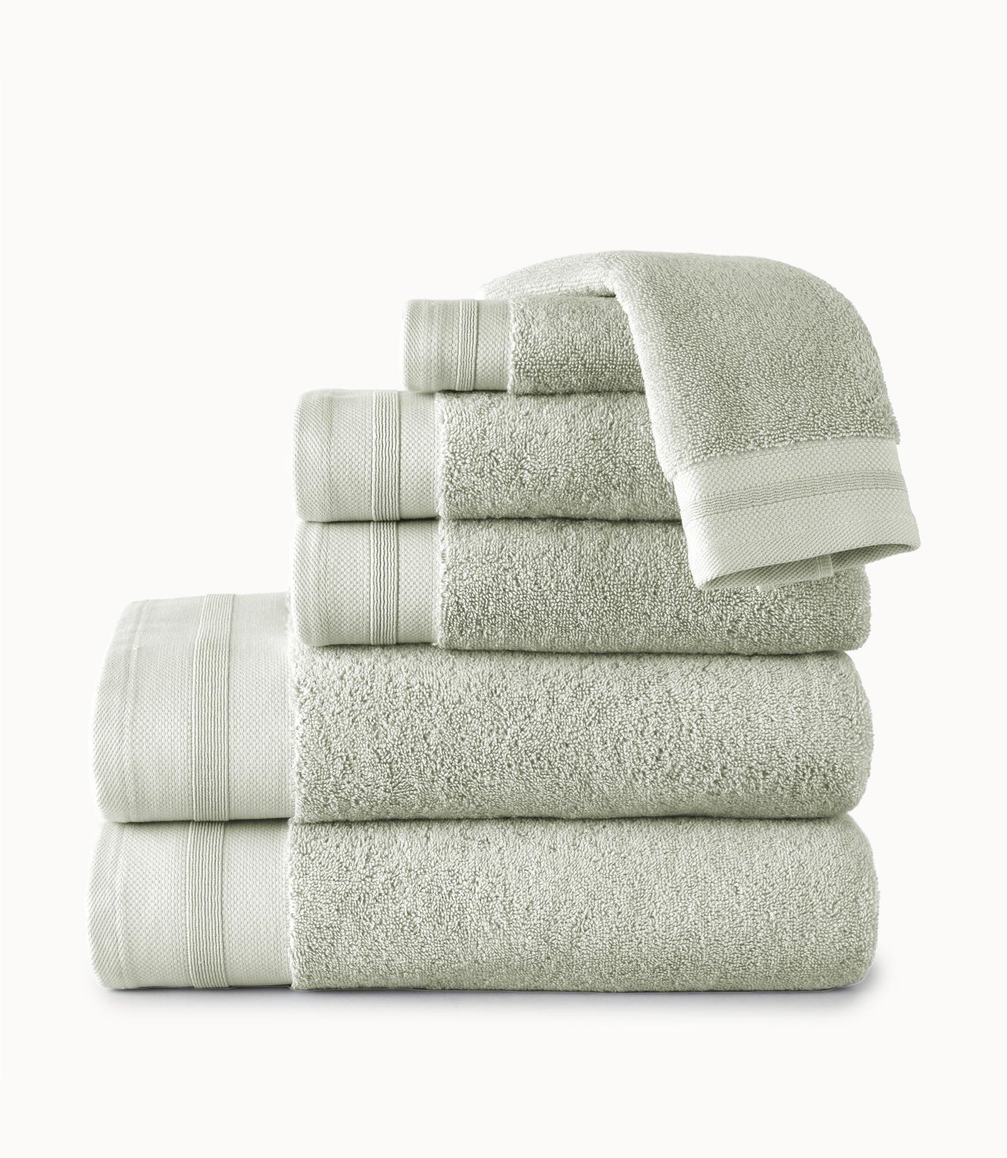 Coronado Luxe Bath Towel Set  Sage