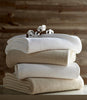 Wildwood Herringbone Throw Blanket Stacked White Natural Colors