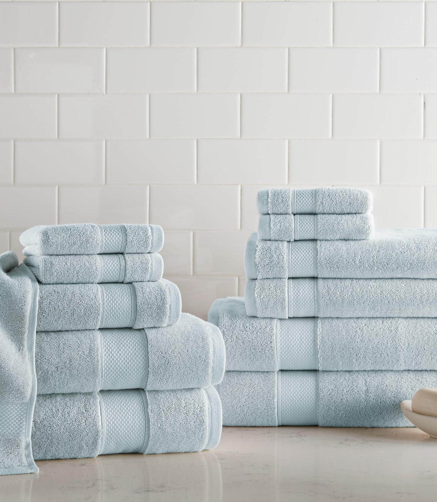 Diamond Towel 12 Piece Bundle Glacier