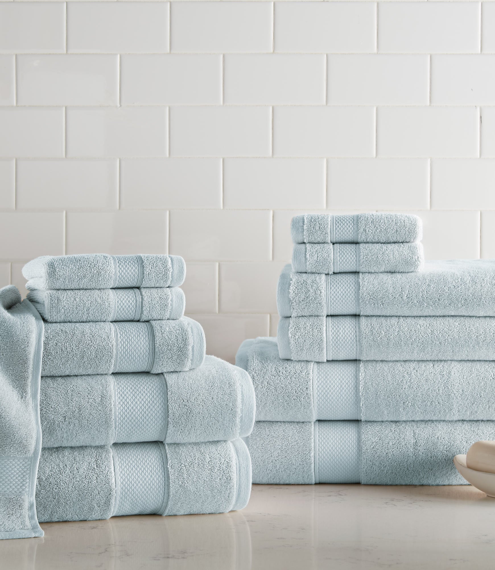 Diamond Towel 12 Piece Bundle Glacier