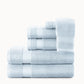 Diamond Towel Set Stacked Glacier