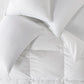 Down Alternative Duvet on bed White