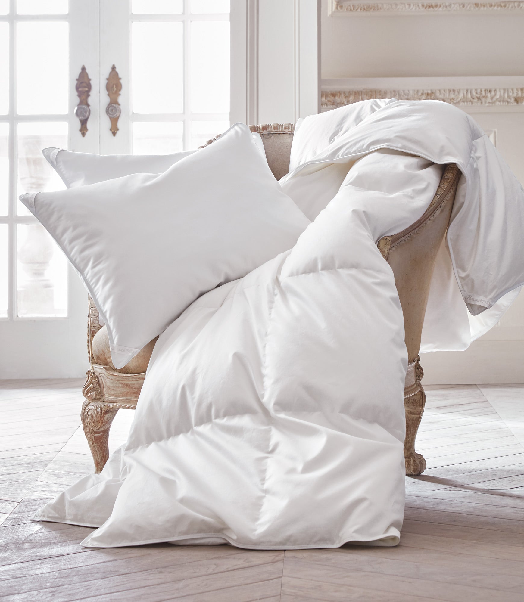 White Goose Down Duvet and Pillows