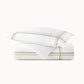 Duo Striped Sateen Duvet Cover Linen