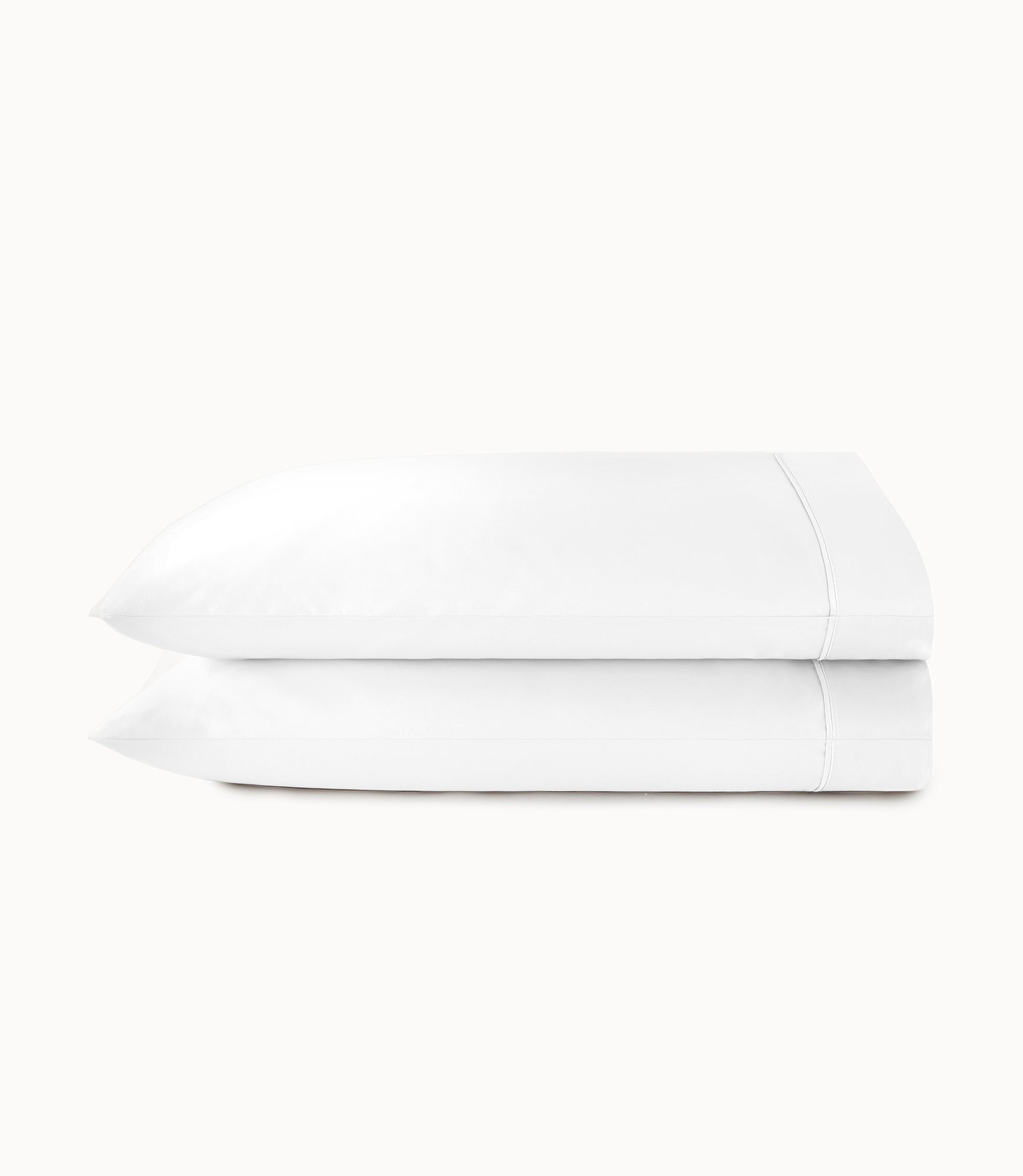 Emily Egyptian Cotton Pintuck Pillowcases White