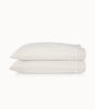 Emma Printed Sateen Pillowcases Linen