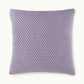 Faro Square Throw Pillow Lilac