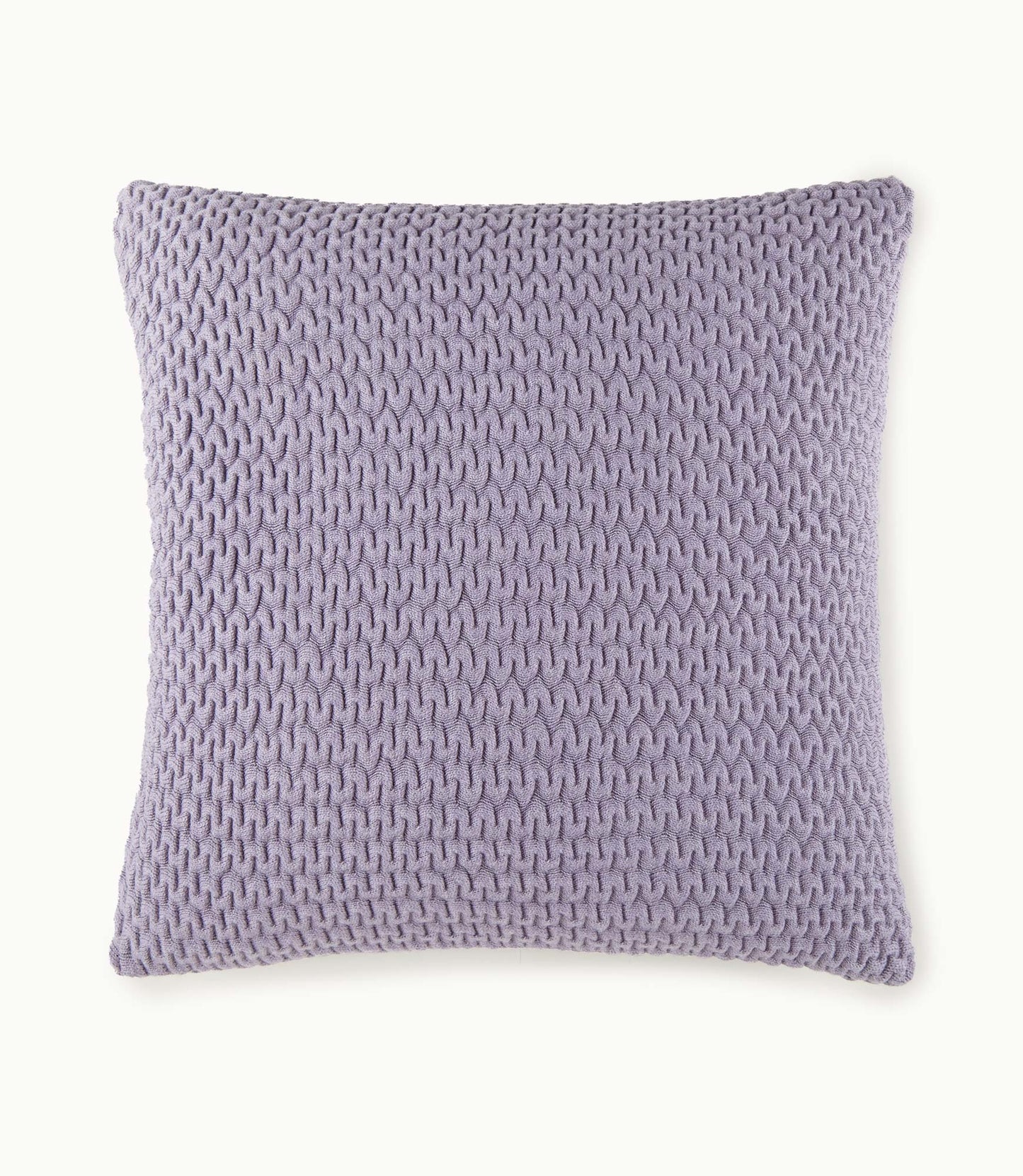 Faro Square Throw Pillow Lilac