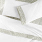 Fern Cuff Percale Sheet Set Olive