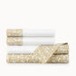 Fern Cuff Percale Sheet Set Honey