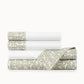 Fern Cuff Percale Sheet Set Olive