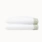 Fern Cuff Percale Pillowcases Olive
