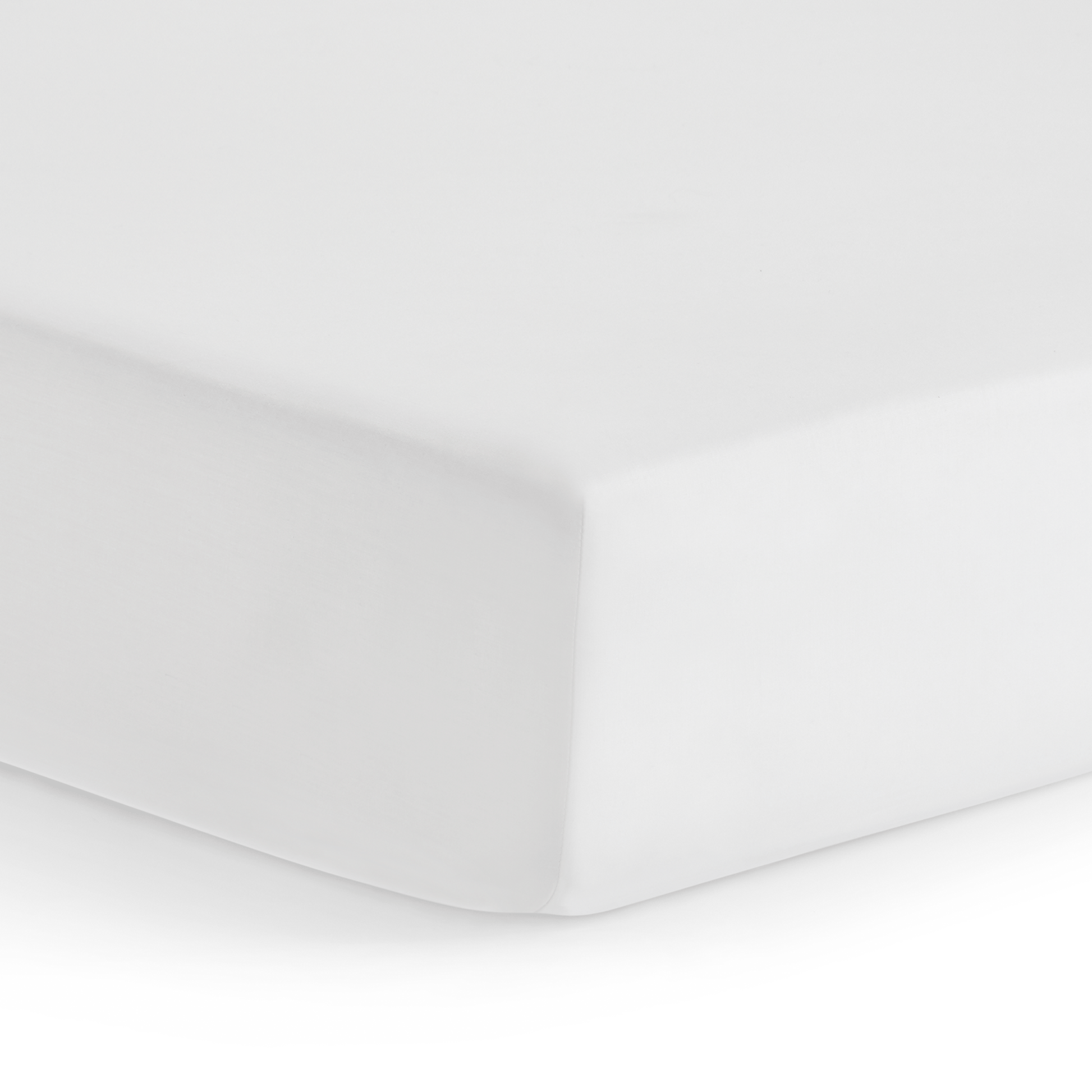 white fitted crib sheet