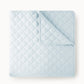 Egyptian Cotton Flannel Coverlet Blue