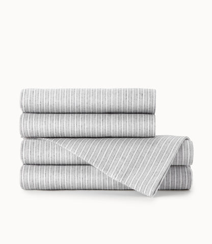 Egyptian Cotton Flannel Sheet Set Stripe