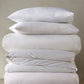 Grid Percale Duvet Cover and Shams Stack in Multiple Colors Honey Olive Berry Charcoal