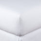 Grid Percale Fitted Sheet Charcoal