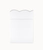 Harmony Scallop Sateen Flat Sheet Mist
