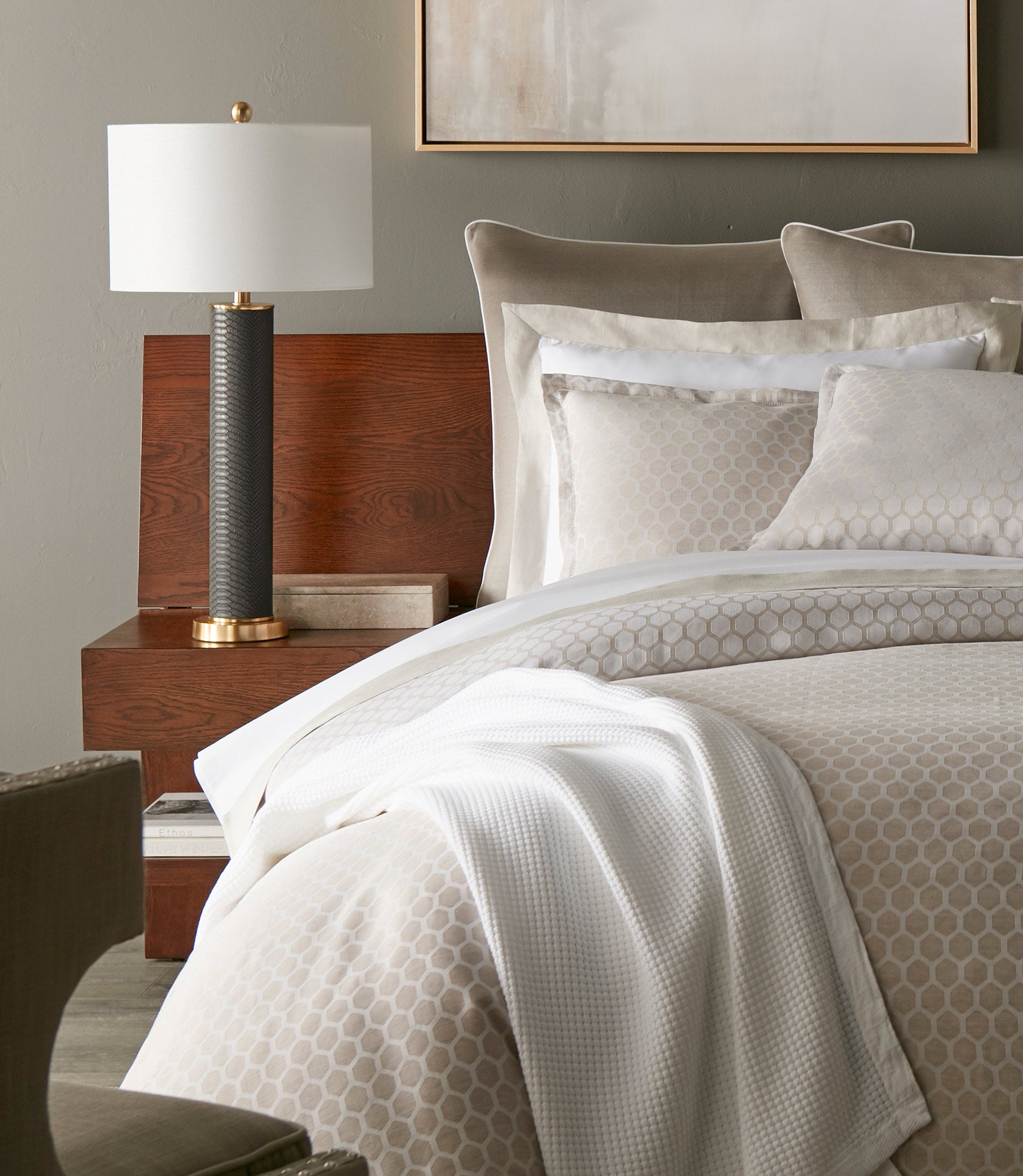 Pottery barn honeycomb shop duvet
