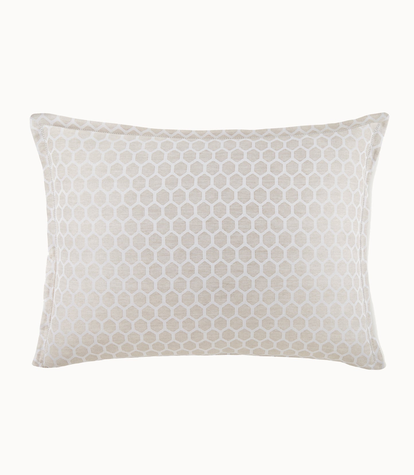 honeycomb patterned pillow sham Linen