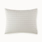 Houndstooth Percale Sleeping Sham Greige