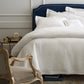 Juliet Matelassé Coverlet White on Bed