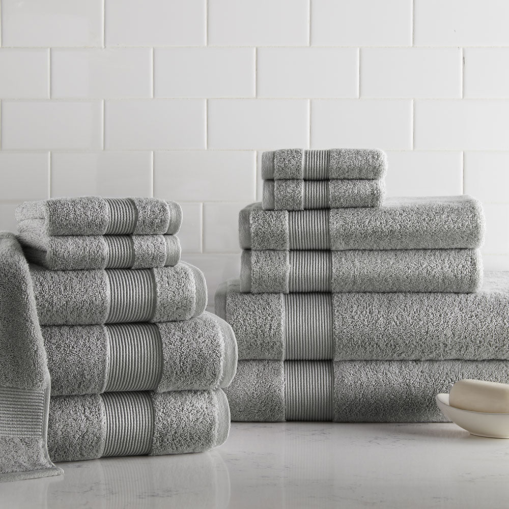 Liam Towel Bundle 12 Piece Gray