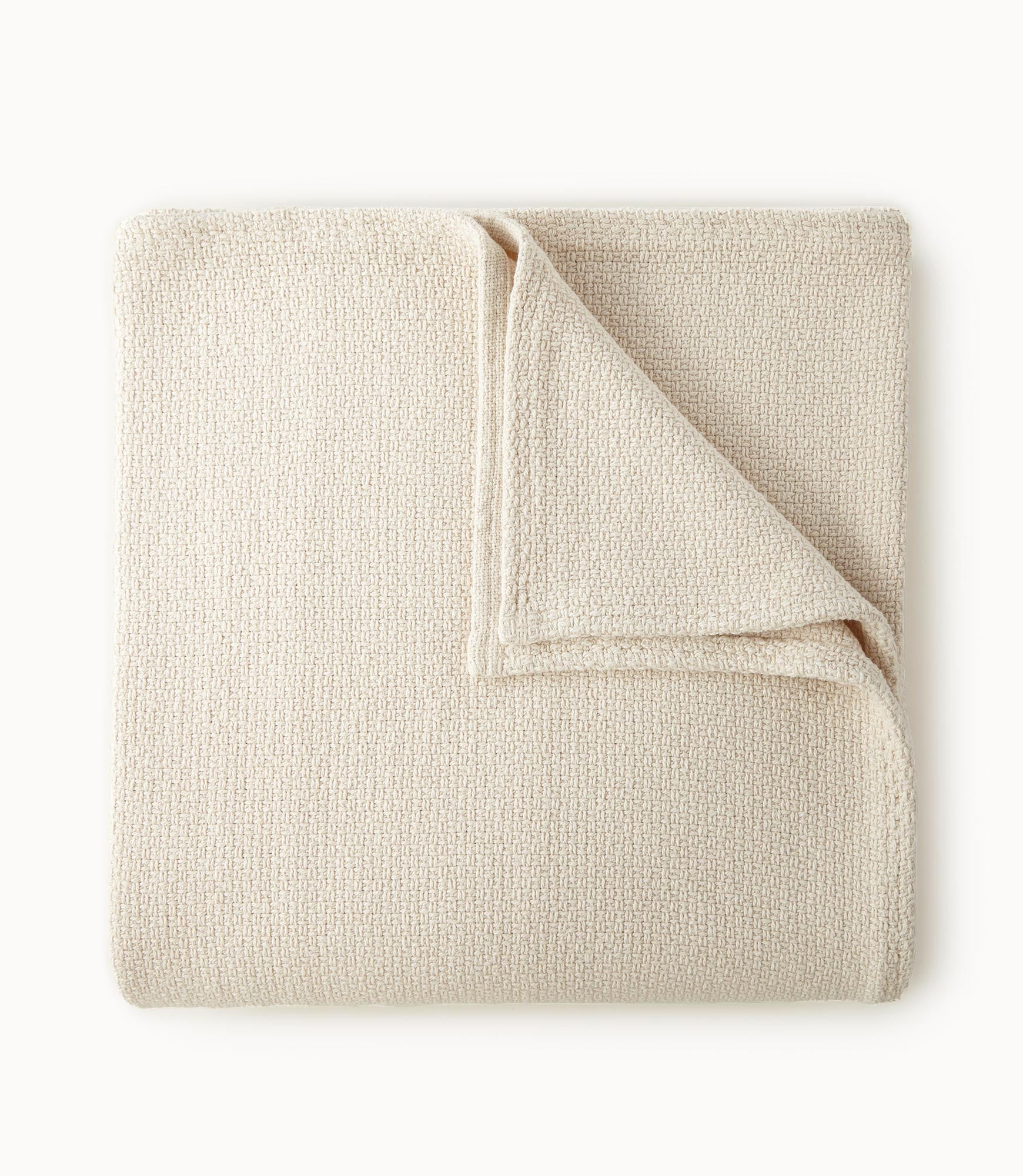 Lummus Cotton Throw Blanket Natural