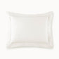 lyric percale pillow sham in Ivory