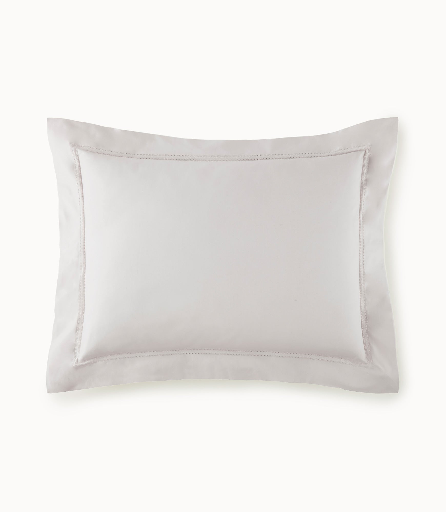 lyric percale pillow sham in Platinum