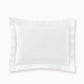 virtuoso sateen pillow sham in White
