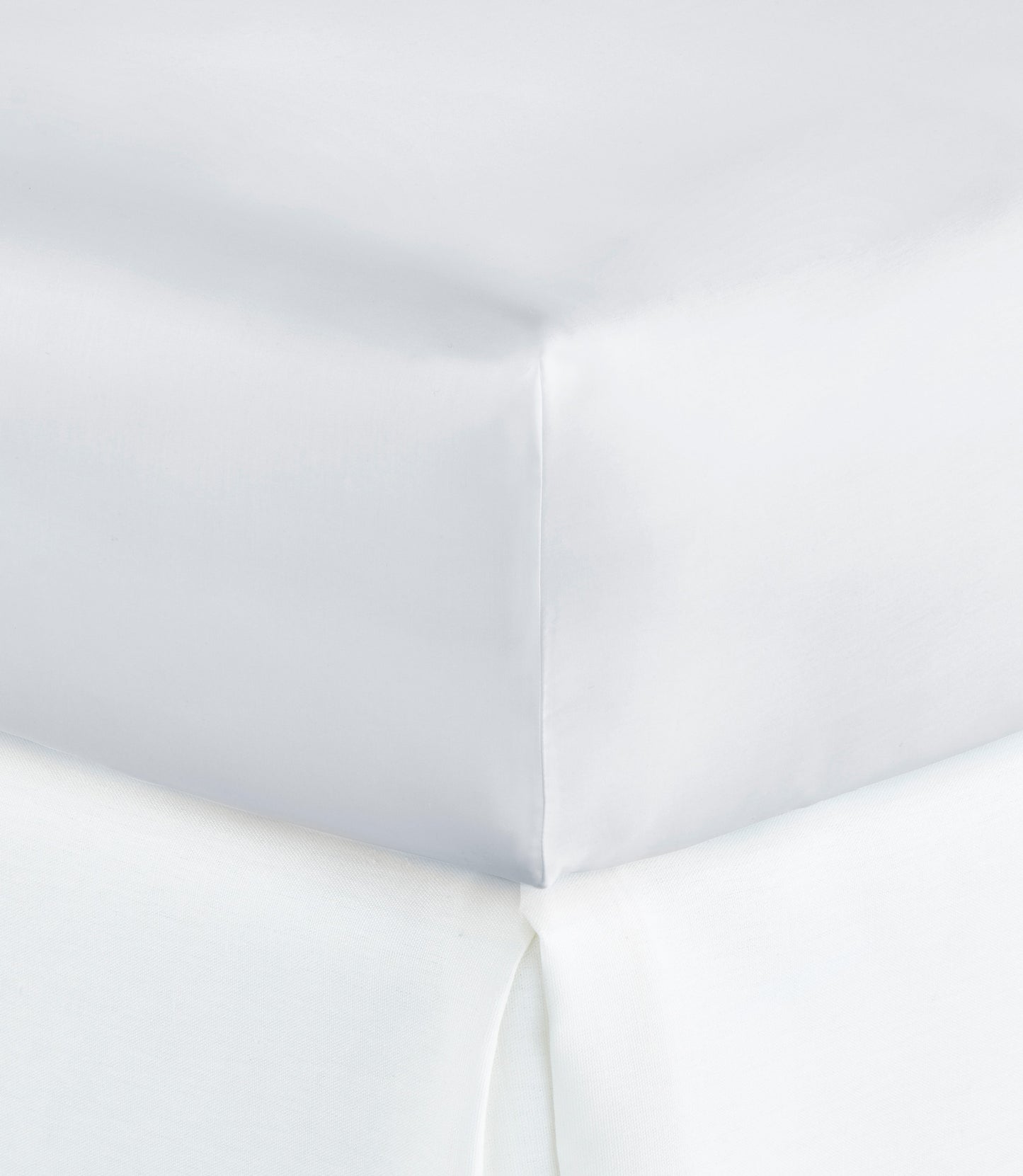 Lyric Percale Fitted Sheet Ice