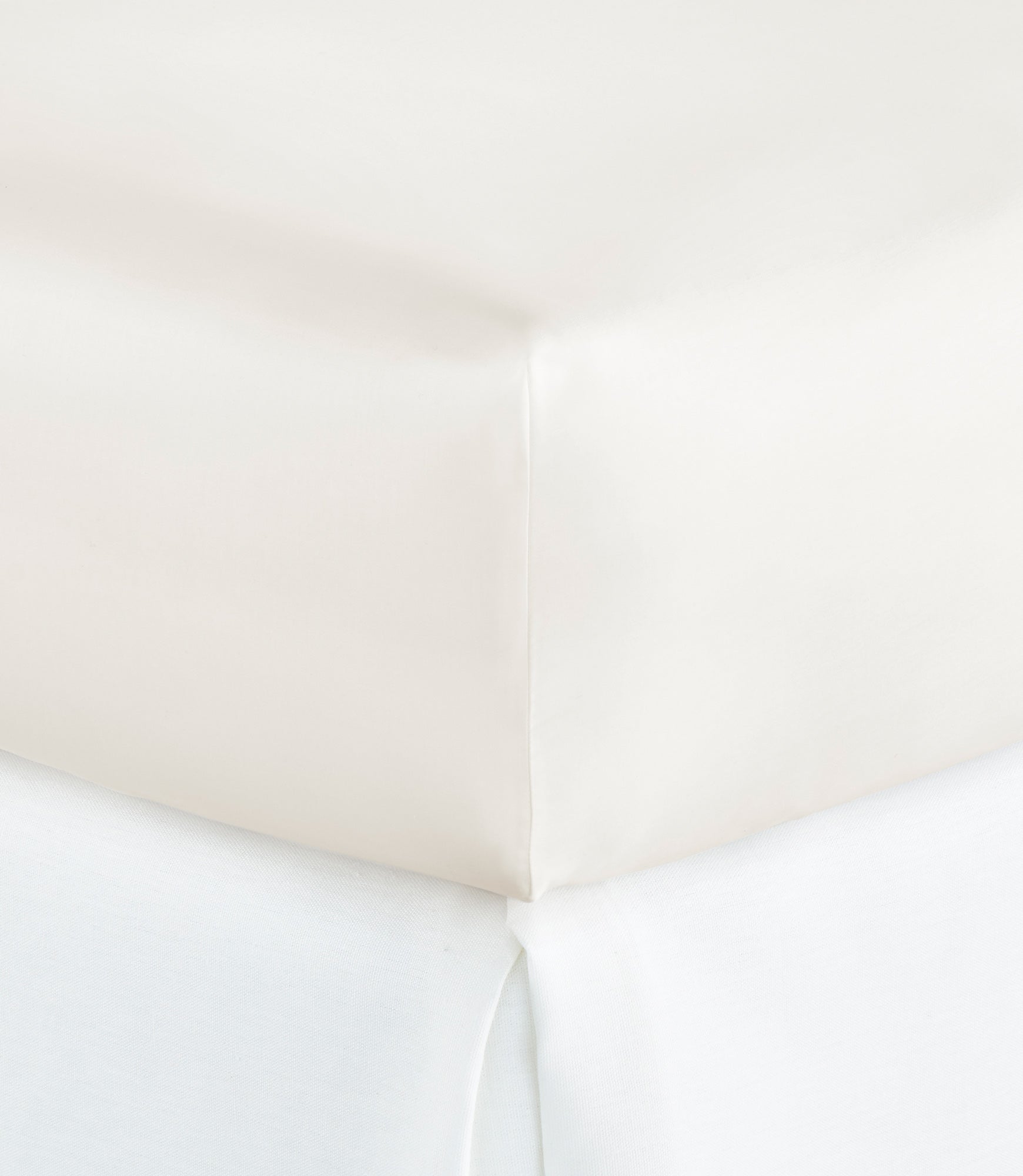 Lyric Percale Fitted Sheet Ivory