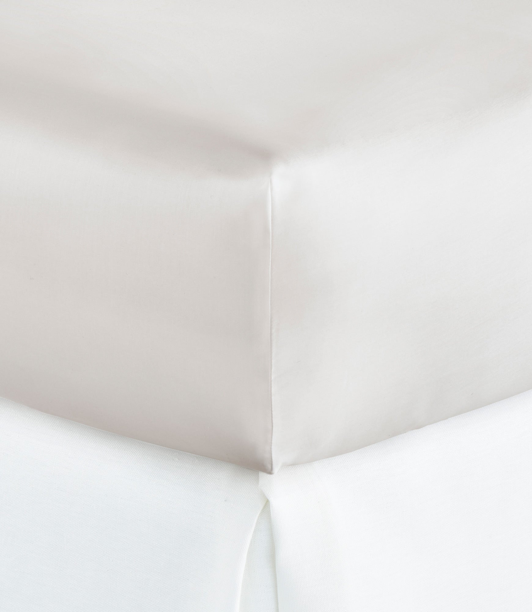 Lyric Percale Fitted sheet Platinum
