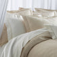 lyric percale pillow shams Ivory