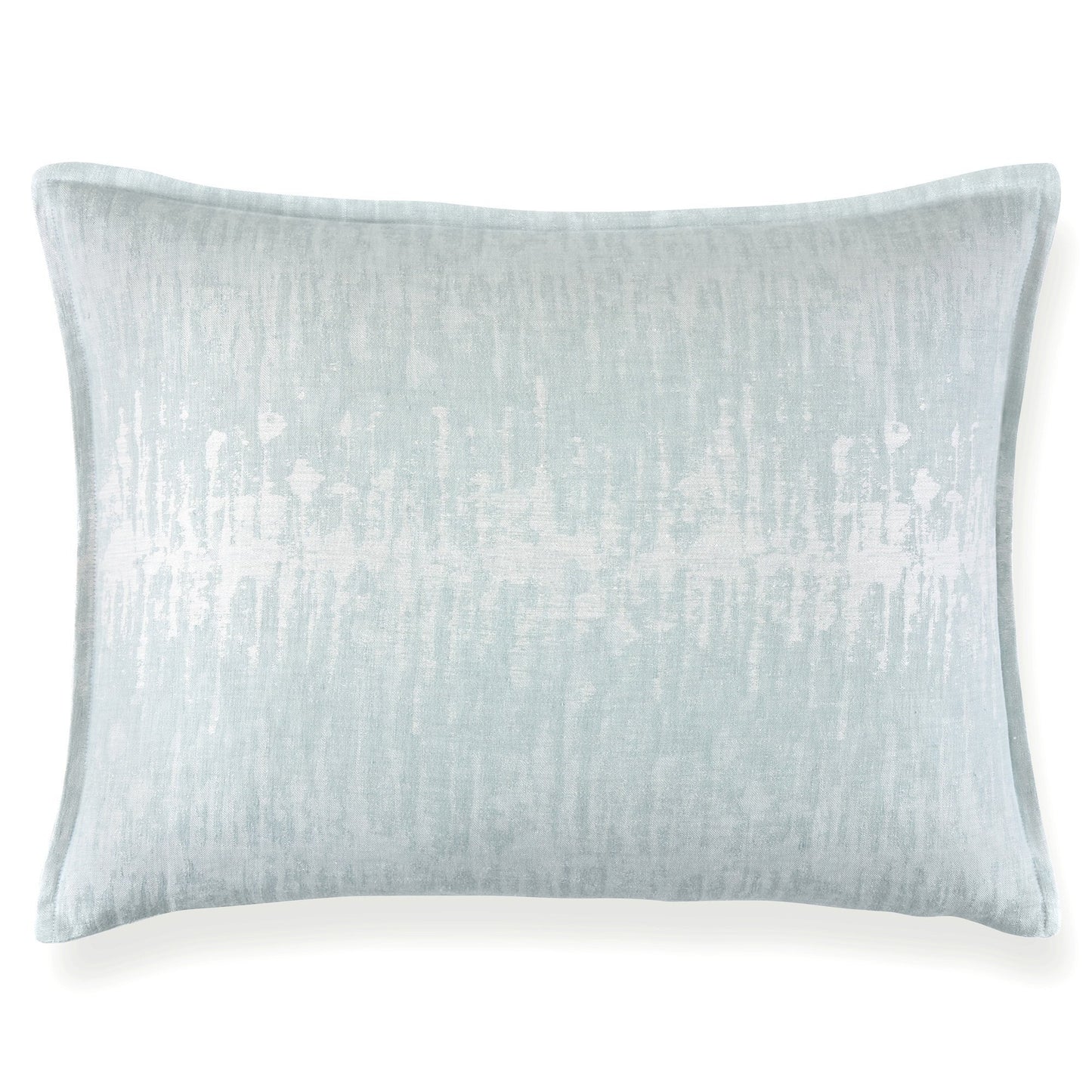 Malibu Reversible Linen Sham lagoon front