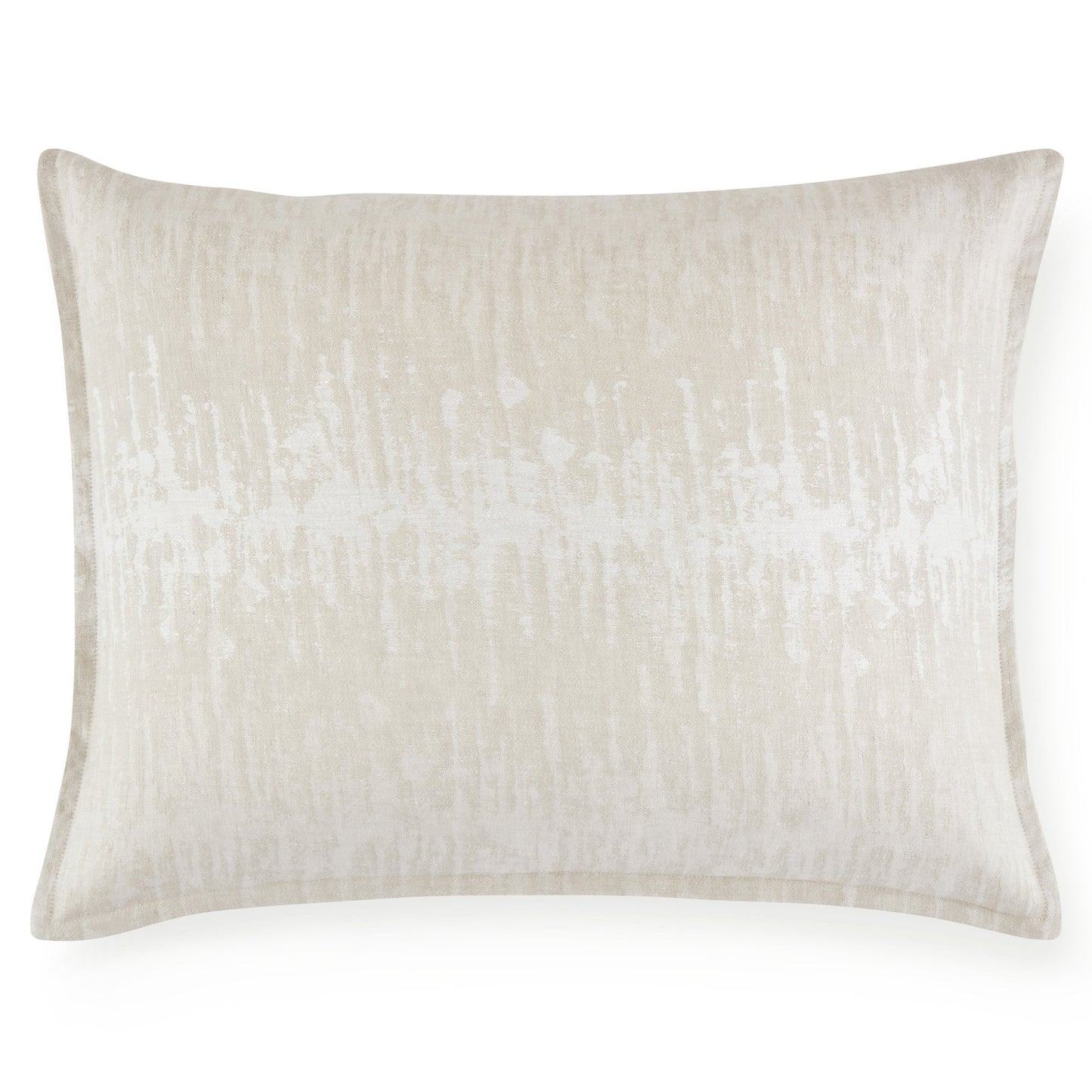 Malibu Reversible Linen Sham platinum front