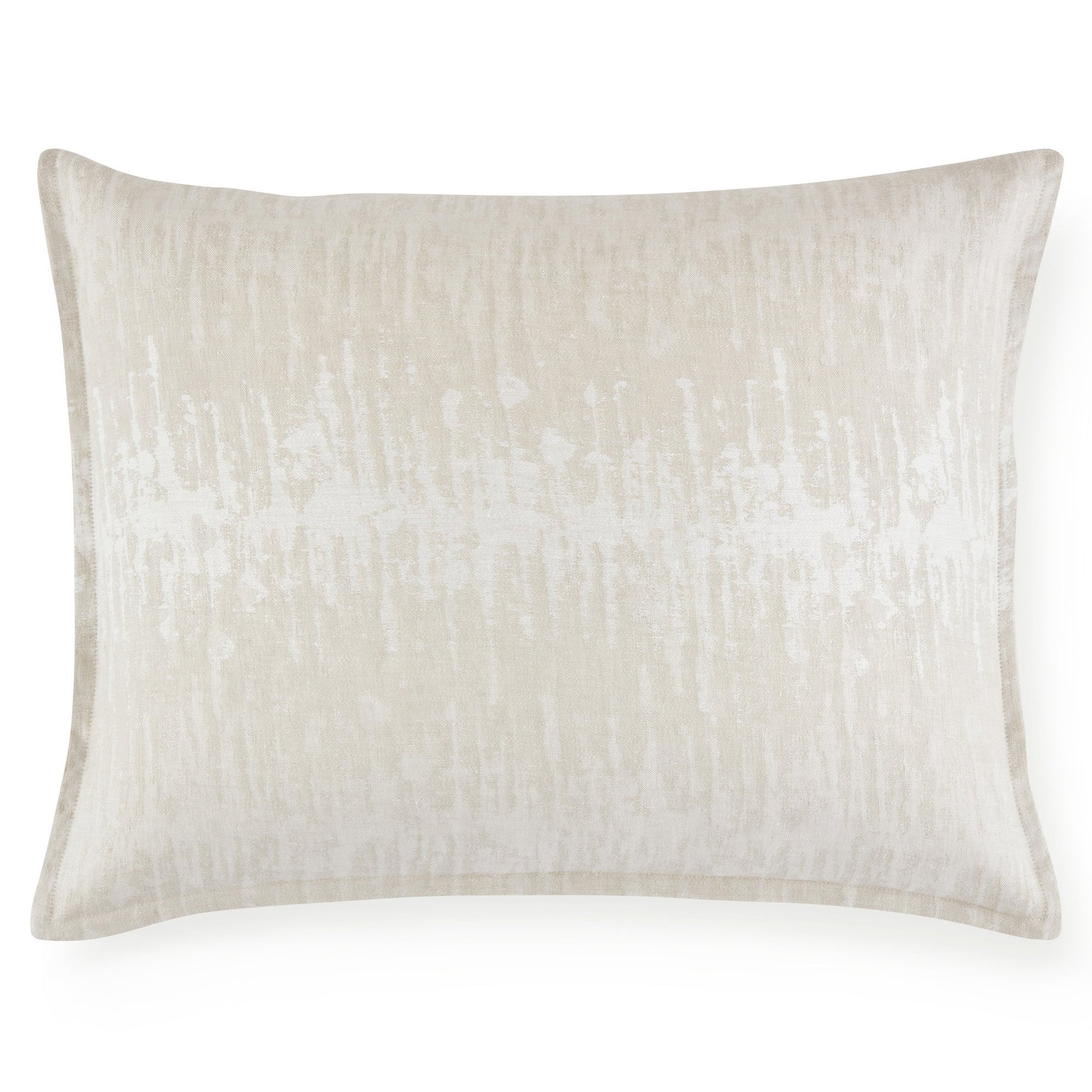 Malibu Reversible Linen Sham platinum front