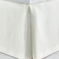 Mandalay Tailored Linen Bed Skirt Pearl