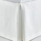 Mandalay Tailored Linen Bed Skirt White