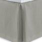 Mandalay Tailored Linen Bed Skirt Gray