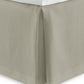 Mandalay Tailored Linen Bed Skirt Platinum