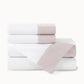 Mandalay Linen Cuff Sheet Set Blush
