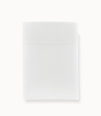 Mandalay Cuff Percale Flat Sheet White